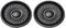 sourcing map 2Pcs Round Internal Magnet Speaker Loudspeaker 8 Ohm 2W 1.5 inch Dia Steel Shell