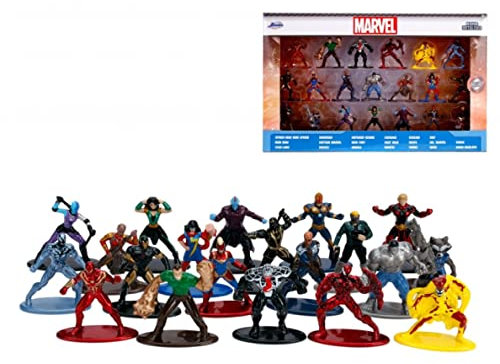 Jada Toys Nano METALFIGS Marvel 20-Pack Wave 3, 1.65 Die-Cast Collectible Figures 30795