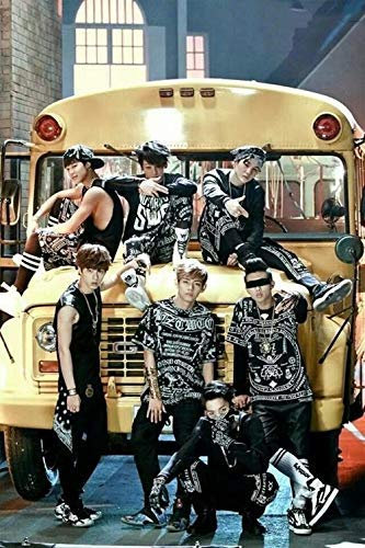 Kit de bordado de pintura de diamante 5D DIY, grupo de chicos coreanos cantante BTS pintura de diamante, artesanía de mosaico regalos hechos a mano 40x50CM