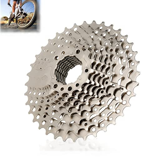 Vbestlife 10-Gang 11-36T Stahlrad Schwungrad Silber Freilauf Kassette Kettenrad Fahrrad SLX Schwungrad Zubeh?r