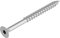 Tornillo SECCARO para aglomerado 3,5 x 45 mm, acero galvanizado, tornillo para madera con rosca parcial, TX/hexalobular, 200 piezas