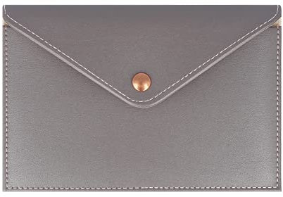 Color Pop Etui enveloppe multiusage pour papiers Couleur Motif marrin Gris métal - France - en PVC - 16 x 11 cm