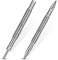 2 Pieces Nail Set and Hinge Pin Tool 1/32 2/32 Inch Nail Punch Dual Head Door Pin Removal Tool Hammerless Spring Pin Punch Door Hinge Pin Remover Tool Small Spring Loaded Center Punch