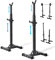 wuuhoo® Profi Langhantelständer Ramon, stabil belastbar bis 300kg, Squat Rack höhenverstellbar mit 2 Ablagen mit Gummischutz für Zuhause