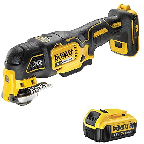 Dewalt DCS356N 18V Brushless Oscillating Multitool with 1 x 4.0Ah Battery