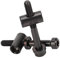 Vis de Fixation de Tige de Selle de Vélo, 2 Pièces Boulon de Fixation de Tige de Selle M5 X 40 Mm Vis de Tige de Selle de Vélo Vis de Fixation de Tige de Selle Vélo Bricolage Pièces de(Le noir)