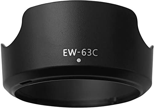 EW-63C Gegenlichtblende Streulichtblende Sonnenblende für Canon EF-S 18-55mm f/3.5-5.6 ist STM(Nicht für is II),EF-S 18-55mm F4-5.6 ist STM Objektiv,EOS 4000D 2000D 1500D 1300D 1200D 90D 80D 77D
