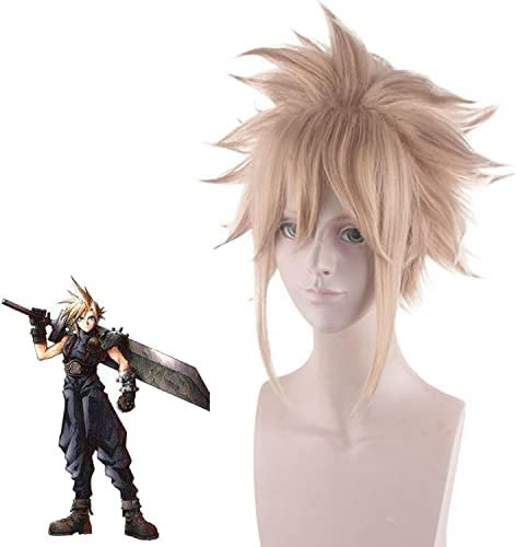 Perücke für den t?glichen Gebrauch, Cosplay-Perücke 7 Ff7 Claude Will Streep