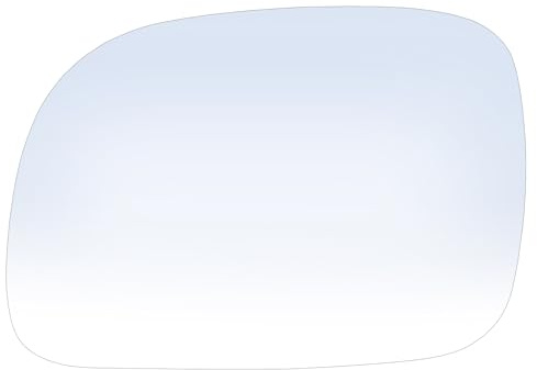 Tootai Driver Side Mirror Glass Compatible with Chrysler Town Country 1996-2007, Voyager, Dodge Caravan, Grand Caravan, Plymouth Grand Voyager 1996-2000, non-heated, w/o back plate