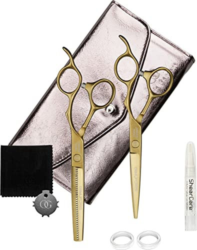 Olivia Garden SilkCut PRO Matt Gold 2er Set