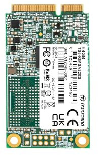 Transcend SSD 64 Go MSA220S mSATA 3D NAND, SATA3