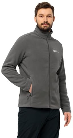 Jack Wolfskin Winterstein Fz M, Giacca in Pile Uomo, Ardesia, M