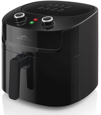 ETA Heißluftfritteuse Fritta I Heißluftfritteuse I 7.2 Liter XXL Fritteuse I 1800 Watt I 160-220°C I Touch Display I Timer I Energiesparend