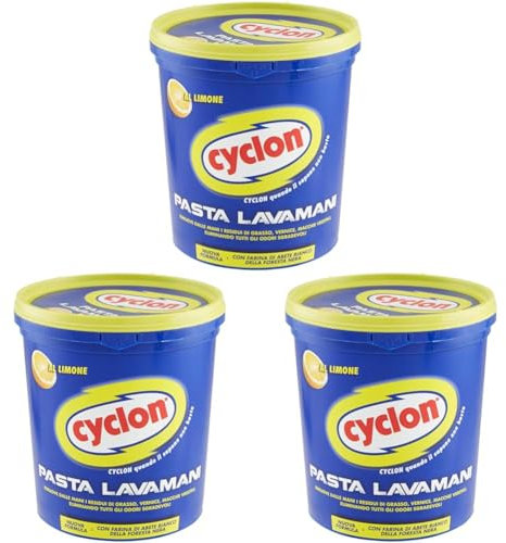 Cyclon 47327 Pasta Lavamani, Bianco (Confezione da 3)