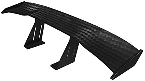 Auto Heckspoiler - Heckflügel Dekoration Spoilerflügel | Spoiler Diffusor | Ornament Flügel - Schwarz