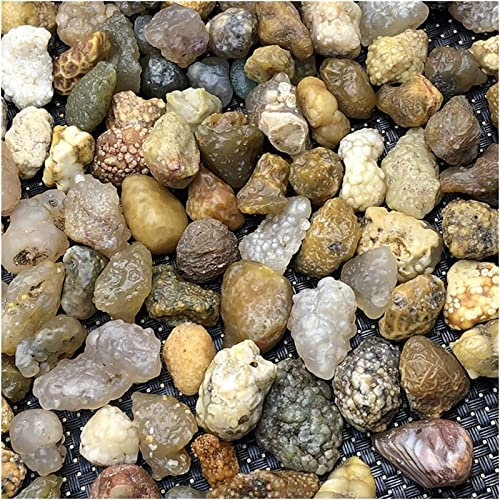 SFJSFIMQ mineralien Steine 100 Teile/los Natürliche Gobi Achat Raue Stein Farbige geformte Sehnen Lose Schmucksachen DIY. Material Halskette Armband Anhänger kristall Steine deko