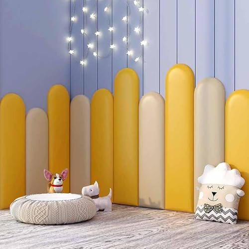 YWQJL Wandkissen Bett Selbstklebend Leder Polsterpaneel Wandkissen Abnehmbar Schutzplatte, 3D Selbstklebend 3,5cm Wandaufkleber Paneele Wand(2,200cm)