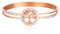 Eigso Bracelet en acier inoxydable Rose Gold pour femmes Hommes Mode unisexe Arbre de vie Pendentif Bracelet pour femme Homme