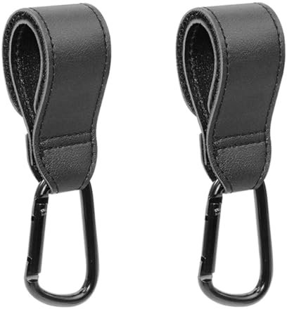 JchEnye Crochets pour poussettes (2 pièces) - Crochets pour poussettes, Accessoires pour poussettes primés, universels, jusqu'à 20 kg, Accessoires pour poussettes, Attaches pour poussettes.