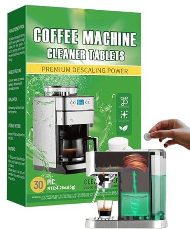 Pastillas de limpieza para cafeteras | Tabletas de limpieza y descalcificación para cafeteras automáticas