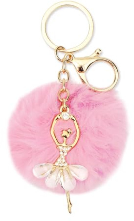 Porte-Clés Ballerine, Porte-Clés Pour Filles, Accessoires De Porte-Clés Danseuse Exquis, Design élégant Et Rêveur, Cadeau Pour Femmes