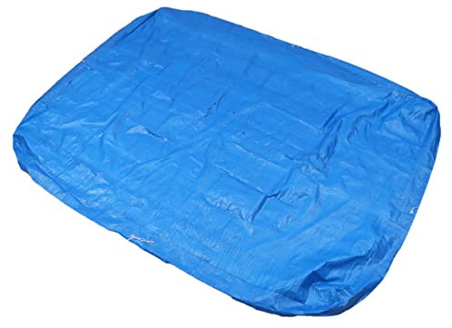 FONDOTIN Poolabdeckung Schwarze Plane Klein Transparent Schutz Wasserdicht Poly Schützend Schwimmbad Abdeckung Für Pool Poolzubehör Pool Abdeckung Matte Plastik Blue