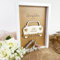 Personalisierter Hochzeits-Bilderrahmen – „Just Married“ Auto – Geldgeschenk zur Hochzeit mit Namen & Datum, lustiges Hochzeitsgeschenk für Brautpaare
