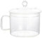 EVIYI Vasi in vetro per cucinare, pentola in vetro borosilicato resistente al calore, contenitore per insalata e noodle, 1500 ml