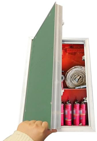 Loft-Zugangstür mit Magnetverschluss und Metallrahmen, Zugangstür aus lackierbarem Aluminium, einfache Installation, Lochklappe für Serv-Lochtüren