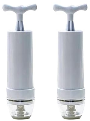 2 pezzi macchina sottovuoto professionale a forma di T pompa per sacchetti sottovuoto per cucina