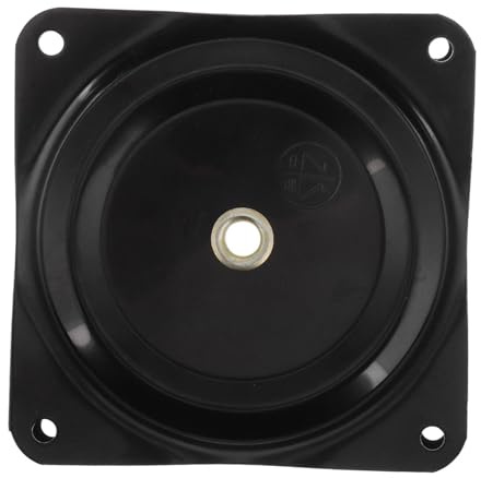 ROMISBABA Schwerlast Möbel Drehbeschlag Schwarze Halbkugellager Drehplatte für Stühle Tische Regale Möbelbeschlag für Sanfte Leise Drehung und Moderne Optik