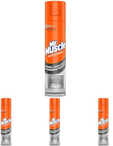 Mr Muscle Oven Cleaner, 300ml (Pack of 4), White