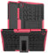 Kemocy Funda para Lenovo Tab M10 HD 2nd Gen TB-X306F/TB-X306X, Carcasa en PC y TPU con Soporte Protección para Lenovo Tab M10 HD 2nd Gen 10,1 Pulgadas Tablet,Rosa roja