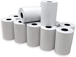 50 Bobines pour TPE Ingenico - papier thermique 57 x 40 x 12 mm - sans Bisphénol A - boîte carton rouleau papier thermique Tpe bobine terminal de paiement Ingenico standard et fixe iPP 315 Desk