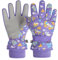 Handschuhe Kinder Winter schneehandschuhe Skihandschuhe für 1-13 Jahre Mädchen Jungen PU Palme Wasserdicht Winddichte Warm Fleece Winterhandschuhe FahrradhandschuheThermohandschuhe Skifahren…