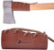 Leather Axe Collar Guard, Axe Handle Wraps Covers for Gardening Picks or Camping Axes Protector (Axe Collar 02)