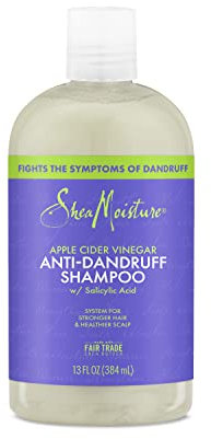 SheaMoisture Haarpflege-System, Anti-Dandruff-Shampoo, für starkes Haar und Gesundheit, Formulated mit Apple Cider Vinegar und Fair Trade Shea Butter, 335 ml