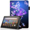 Pudiceva Custodia universale per tablet da 10,1 pollici, custodia protettiva sottile per tablet touchscreen da 9,6, 10, 10,1, 10,5 e tutti i tablet touchscreen da 9,5-10,5, con fascia di