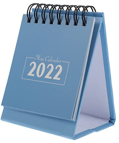 Amosfun 1 Stück 2022 Tischkalender 2022 Schreibtischkalender Fürs Büro Heimbürobedarf Zeitplan Planer Kalender Querkalender Staffelei Kalender Desktop- Papier Anmerkungen Mini Kind