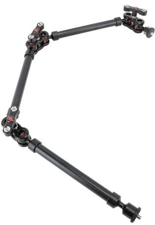 Magic Arm Kamerafäste, 29,7 Tum 3 Sektioner Justerbar Ledad Friktion Magic Arm med 1/4 Gänga aluminium360° Rotation Flexibel Overhead Mikrofon Bomarm för Fotografering