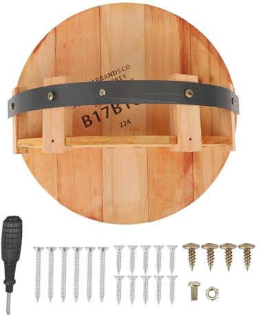 Wnvivi Casier à Vin Mural, étagère de Stockage de Vin en Bois Moderne pour Mur, Support Mural pour Porte-Bouteille de Vin pour Un Usage Commercial à Domicile