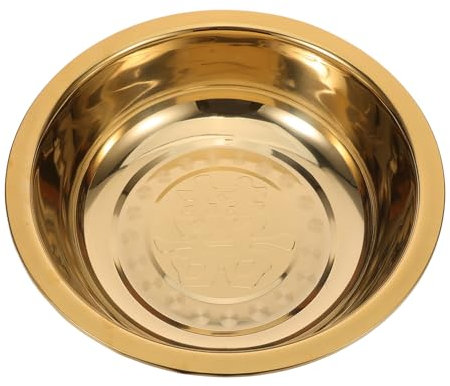 Veemoon Lavabo Portable En Acier Inoxydable Avec Drain Pour Visage De Mariage Cuvette Aspect Cuivre De 36 Cm Lavabo Multifonction Pour Salle De Bain Et Cuisine
