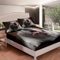 Dunkelbraun Spannbettlaken 140x200 cm Hund Boxspringbett Spannbetttuch Bettwaren Matratzenbezug 1 Spannleintuch Tiefe Tasche 30 cm mit 2 KissenbezüGen 80x80cm
