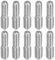 Hezhou 10 Stück M5x10 mm zu M6x10 mm Doppel Ende Gewindebolzen Schraube Bolzen Stehbolzen aus Edelstahl 304 Bolzenschrauben Schraubenstange Doppelkopf Bolzen Schraubenstangen (M5 zu M6)