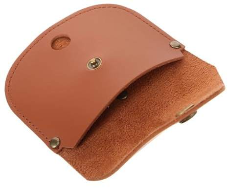 CALLARON Custodia Porta Orologio Custodia Porta Orologio da Tasca Custodia Porta Orologio da Viaggio in Pelle Accessorio per Escursionismo Design Marrone