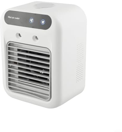UTTASU Tragbare Klimaanlage, Persönlicher Kühlerlüfter, USB Wiederaufladbarer Kühler Ventilator Luftbefeuchter Leise Mini Conditioner Schreibtisch Kühlventilator für Zuhause Auto Büro Reisen