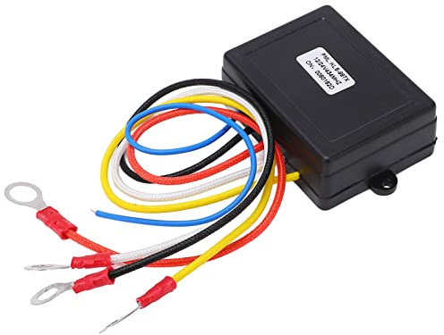 Drahtlose Winde Fernbedienung, 75 Fuß Reichweite, Visuelle Indikatorlichter für Auto -ATV -SUV -LKW, Geeignet für Tuff -Sachen, Warn, Superwinch, Universal 12V 24 V
