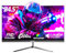 Gawfolk 24,5 Zoll Gaming Monitor mit Lautsprechern, 200 Hz PC Bildschirm FHD 1080P Rahmenlose Computermonitore, DisplayPort, HDMI, Augenpflege