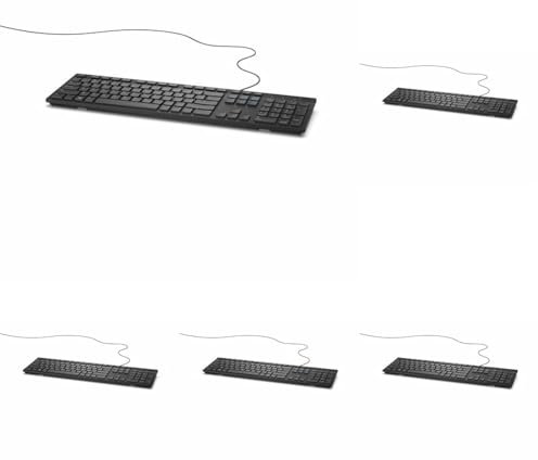 Dell Multimedia USB-A Keyboard-KB216 - UK (QWERTY) - Black (Pack of 5)