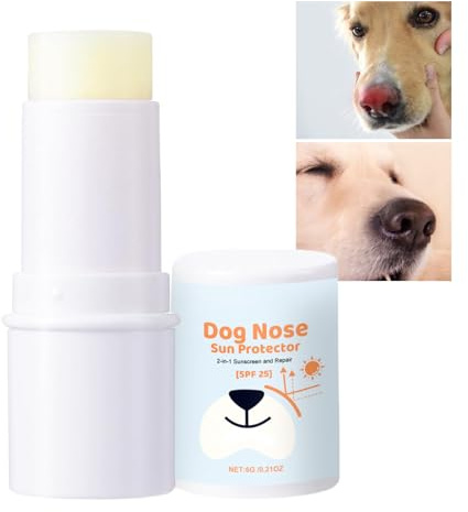 Crème Solaire pour Chien - Baume Protecteur Solaire Apaisant et Hydratant,Résistant à l'eau à Large Spectre Hydratant et Apaisant pour la Peau Sèche et Sensible des Chiens et des Chats